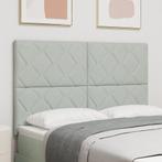 vidaXL Hoofdbord met Diamantblok Design in Lichtgrijs 160cm, Huis en Inrichting, Slaapkamer | Bedden, Verzenden, Nieuw