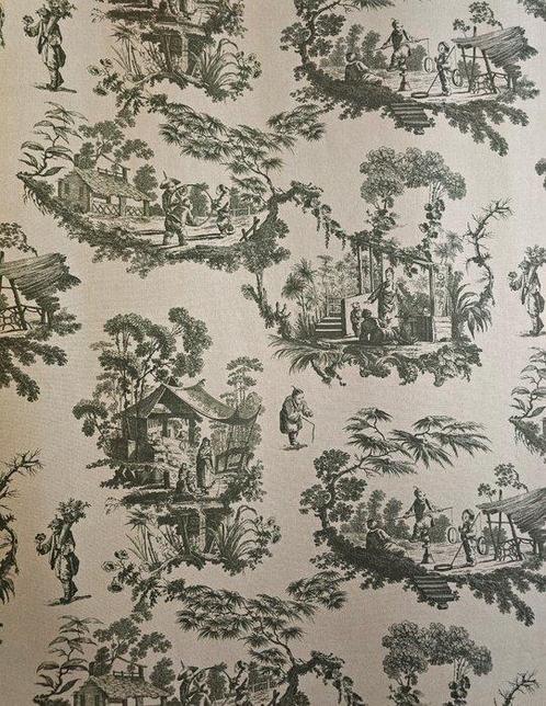 Originele exclusieve Toile de Jouy-stof - 300x280cm -, Antiek en Kunst, Curiosa en Brocante