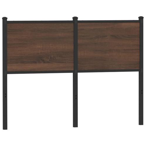 vidaXL Tête de lit chêne marron 120 cm bois dingénierie, Maison & Meubles, Chambre à coucher | Lits, Neuf, Envoi