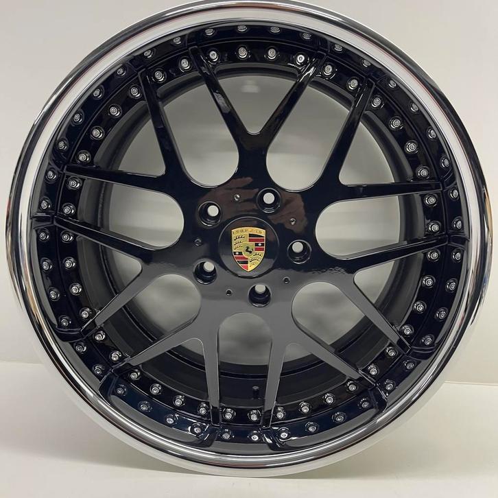 Porsche 991/997 4/4S Originele 20inch INTERRAD FORGED velgen, Auto-onderdelen, Banden en Velgen, 20 inch, Personenwagen, Gereviseerd