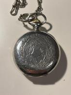 Antiek Zwitsers zakhorloge – H.J. – Zilver 0.800 – met, Nieuw