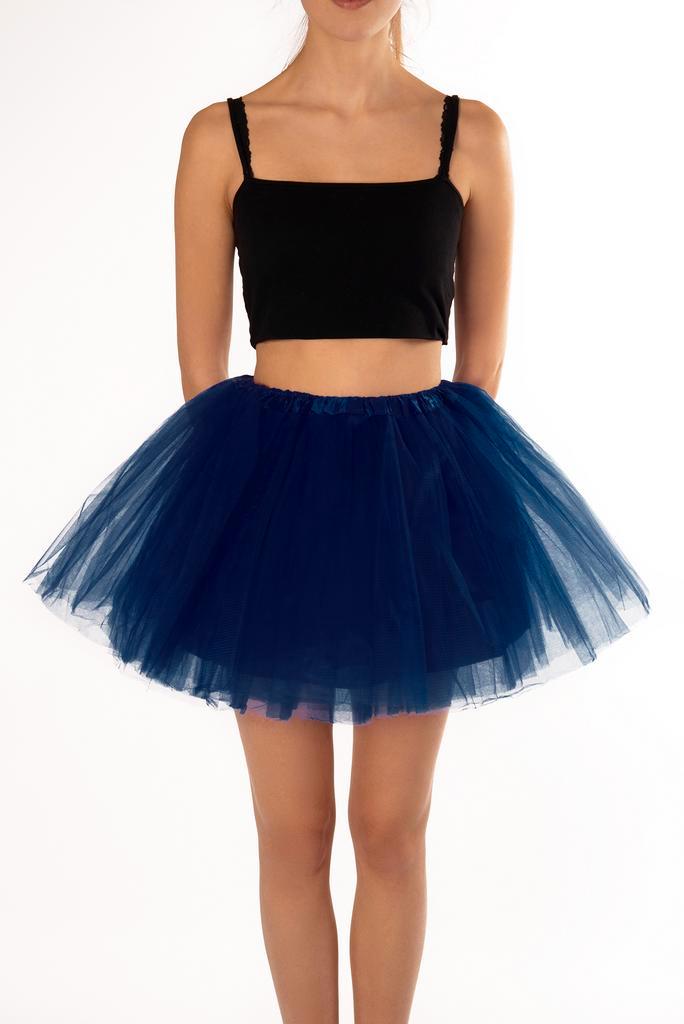 KIMU® Tutu Donkerblauw Tule Rokje XS S 140 146 152 158 164 D, Kleding | Dames, Carnavalskleding en Feestkleding, Nieuw, Ophalen of Verzenden