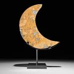 Geen minimumprijs - Prachtige Gele Maligano Jaspis Crescent