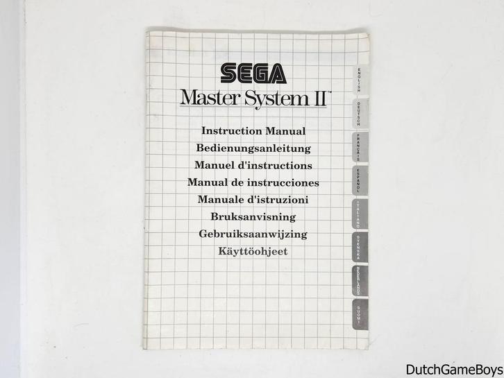 Instruction Manual - Sega Master System II, Boeken, Overige Boeken, Verzenden
