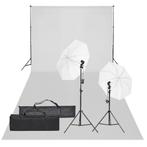 vidaXL Fotostudioset met verlichtingsset en achtergrond, Audio, Tv en Foto, Fotografie | Fotostudio en Toebehoren, Verzenden, Nieuw