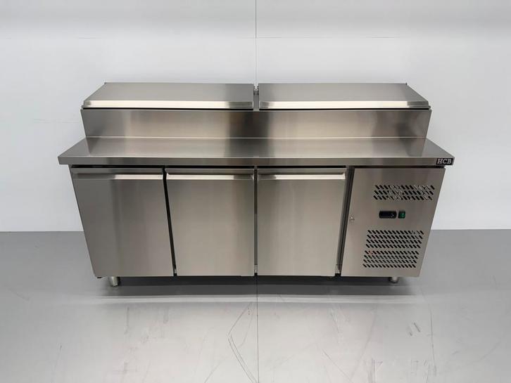 RVS HCB Saladette Saladiere Koelwerkbank 179,5 cm 230V, Zakelijke goederen, Horeca | Keukenapparatuur, Ophalen of Verzenden