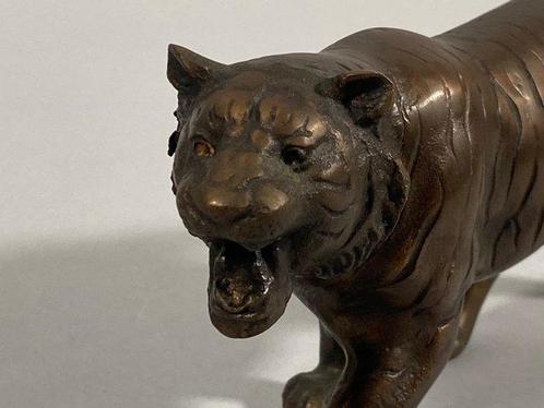 Bronze statue of tiger  - Poupée Shokou () - 1980-1990 -, Antiek en Kunst, Antiek | Overige Antiek