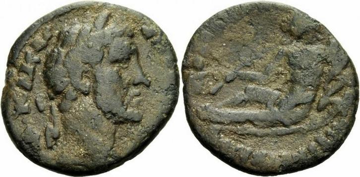 Bronze 138-161 Lydien Antoninus Pius Kilbianoi Inferiores..., Postzegels en Munten, Munten en Bankbiljetten | Verzamelingen, Verzenden