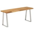 vidaXL Bankje met natuurlijke rand 105 cm massief acaciahout, Huis en Inrichting, Verzenden, Nieuw