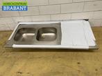 RVS Spoelblad Dubbele spoelbakken 160 x 70 cm Horeca, Zakelijke goederen, Ophalen of Verzenden, Nieuw in verpakking
