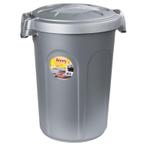 Voederton jerry 8 kg, 23 l, - 37x32x46cm, grijs - kerbl, Nieuw
