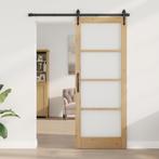 vidaXL Interieurdeur met Glas ORKDAL83x211x4 cm Massief, Doe-het-zelf en Bouw, Deuren en Vliegenramen, Verzenden, Nieuw