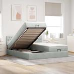 vidaXL Ottoman bed met matrassen en LEDs 180x200cm fluweel, Huis en Inrichting, Verzenden, Nieuw