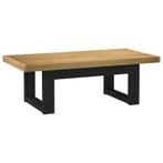vidaXL Salontafel NOAIN U-vormige poten 120x60x40 cm massief, Huis en Inrichting, Verzenden, Nieuw