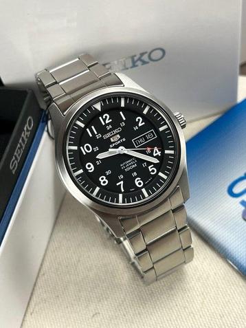 Seiko - 5 Sports Military - SNZG13K1- Day/Date - Seiko 5 beschikbaar voor biedingen