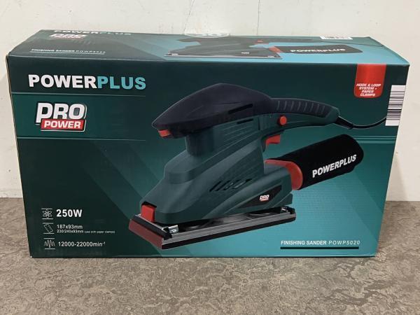Veiling - Powerplus vlakschuurmachine elektrisch POWP5020, Bricolage & Construction, Outillage | Ponceuses