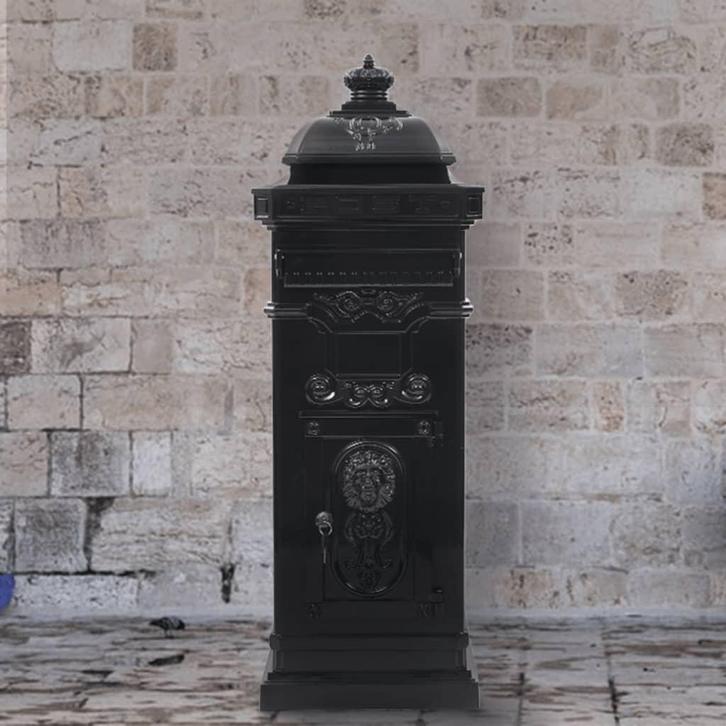 vidaXL Pilaar brievenbus vintage stijl roestbestendig, Tuin en Terras, Brievenbussen, Nieuw, Verzenden