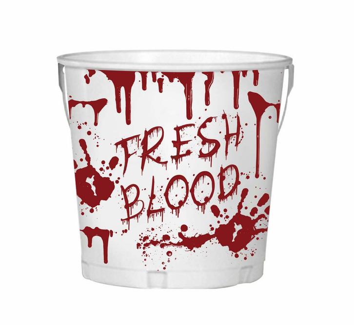 Witte Halloween Tafeldecoratie Emmer, Hobby en Vrije tijd, Feestartikelen, Nieuw, Verzenden