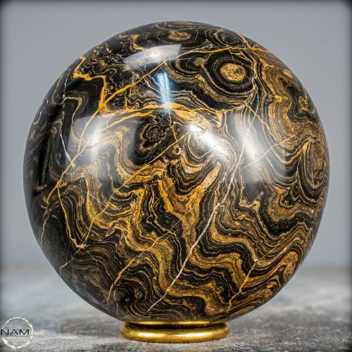 Zeer zeldzame natuurlijke stromoliet Sphere- 2264.27 g, Antiquités & Art, Curiosités & Brocante