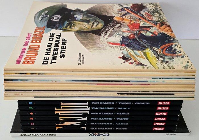 Collectie W. Vance - Bruno Brazil 1 t/m 10 (SC) + XIII 1 t/m, Livres, BD