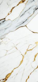 Wandpaneel Isodeco Carrara 120x260 cm PVC Marmer Hoogglans, Ophalen of Verzenden, Nieuw, Overige typen