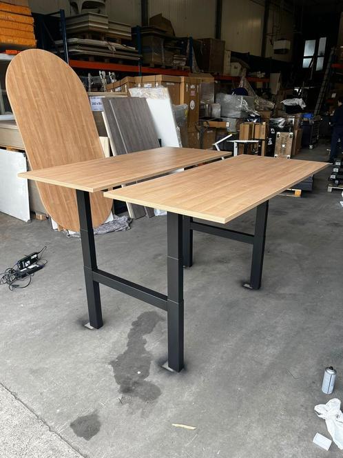 Refurbished Ahrend Duo Bureau - Duo Werkplek - Elektrisch, Huis en Inrichting, Bureaus, Stabureau, Zo goed als nieuw, Elektrisch