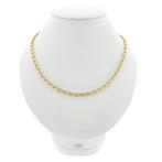 Gouden anker schakel ketting | 45,5 cm (veerring) (veerring), Handtassen en Accessoires, Kettingen, Ophalen of Verzenden, Gebruikt
