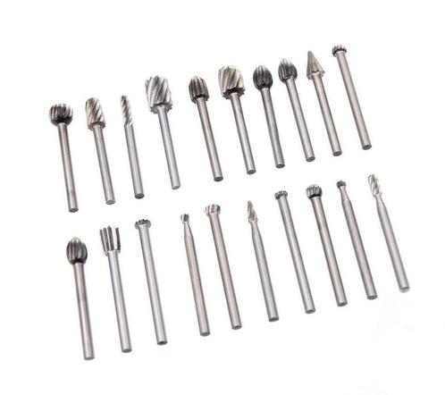 Set mini (dremel) frezen, 20 freesjes, Doe-het-zelf en Bouw, Gereedschap | Overige machines, Nieuw, Verzenden