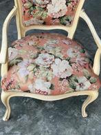 Fauteuil - Hout, Textiel - Poltrona Luigi XV, Antiek en Kunst