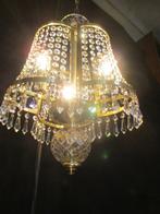 Lustre - Cristal, Laiton - Grand lustre en bronze, Antiek en Kunst