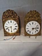 Horloge - Fer, Laiton - 1800–1900 - horloge comtoise, Antiek en Kunst, Antiek | Klokken