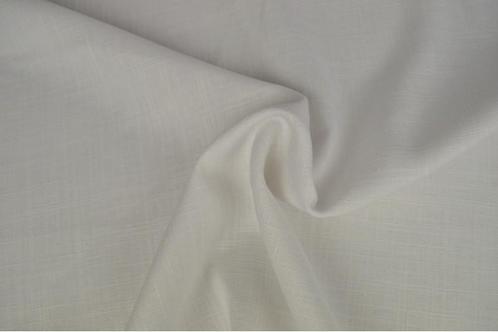 10 meter linnen viscose - Wit, Hobby en Vrije tijd, Stoffen en Lappen, 120 cm of meer, 200 cm of meer, Wit, Nieuw, Linnen, Verzenden
