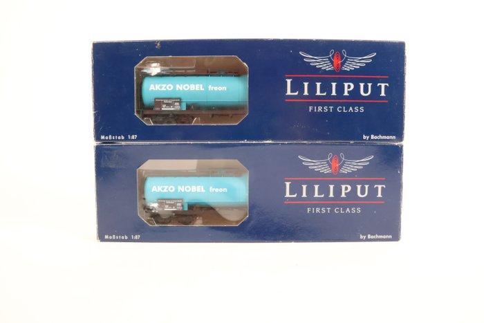 Liliput H0 - L225899 - Modeltrein goederenwagon (2) -, Hobby en Vrije tijd, Modeltreinen | H0