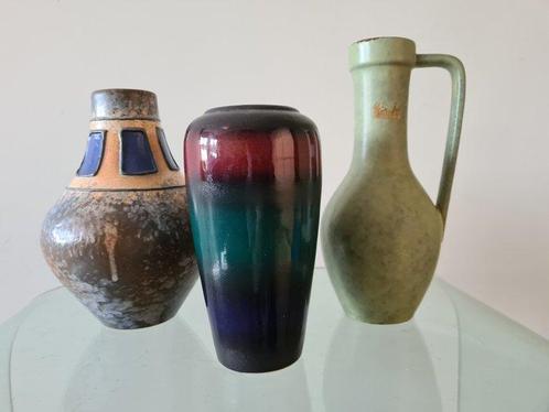 West Germany - West Germany - Trois vases vintage, Antiquités & Art, Art | Objets design