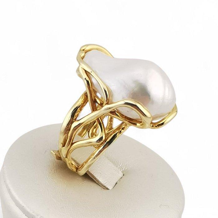 Parel - Argento 925 - Ring - Perla Edison, Antiquités & Art, Curiosités & Brocante