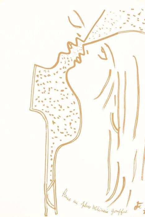 Jean Cocteau (1889-1963) - Kiss, Antiek en Kunst, Antiek | Overige Antiek