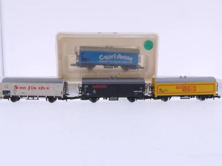Schaal Z Märklin Goederen Set Van 4 van de DB #4898 (Wagons, Hobby en Vrije tijd, Modeltreinen | Overige schalen, Gelijkstroom