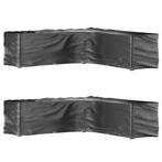 vidaXL Tuinmeubelhoezen L-vormig 2 st 20 oogjes 300x300x90, Tuin en Terras, Verzenden, Nieuw