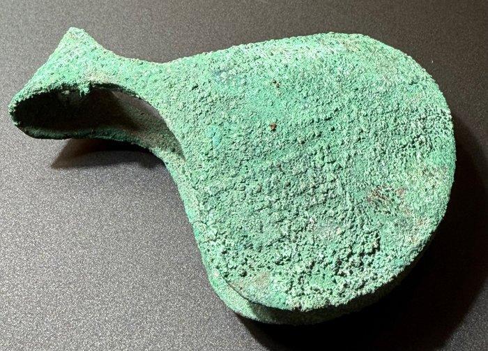 Viking periode Brons Zeldzaam, groot amulet dat is gevormd, Antiek en Kunst, Antiek | Overige Antiek