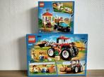 Lego Set - Ville - 60287 Tractor + 60344 Chicken Henhouse, Nieuw