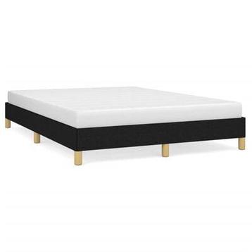 Bedframe 140x200 Stof Zwart | Tweede Kansje beschikbaar voor biedingen