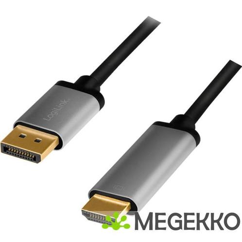 LogiLink CDA0107 video kabel adapter 2 m DisplayPort HDMI, Computers en Software, Overige Computers en Software, Nieuw, Verzenden
