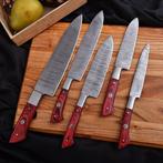 Keukenmes - Pakka Wood en Handgemaakt gevouwen staal - Noord