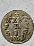 Nederland, West-Friesland. Dubbele Stuiver 1791 (overslag, Timbres & Monnaies, Monnaies | Pays-Bas