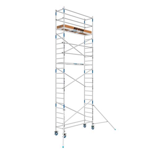 ASC Rolsteiger 75 x 8.2 mtr werkhoogte, Doe-het-zelf en Bouw, Steigers, Rolsteiger of Kamersteiger, Nieuw, 5 meter of hoger, Verzenden