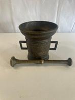 Antico - Mortaio 1900 - Vijzel - Mortaio - Brons - Oud, Antiek en Kunst