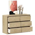 vidaXL Ladekast SAUDA 111x43x73,5 cm massief grenenhout, Huis en Inrichting, Verzenden, Nieuw
