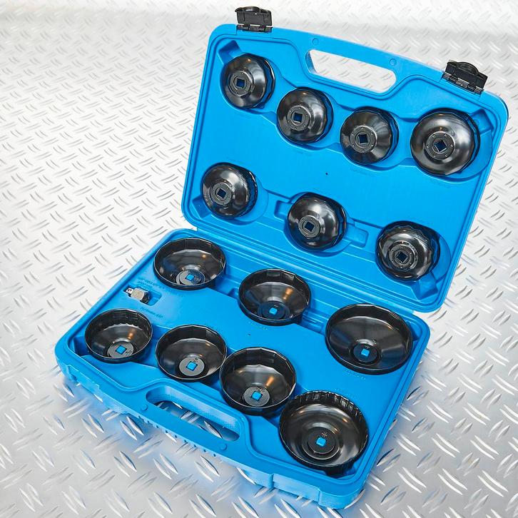 Datona Oliefilterdoppen 14-delig - Datona, Auto diversen, Autogereedschap, Ophalen of Verzenden