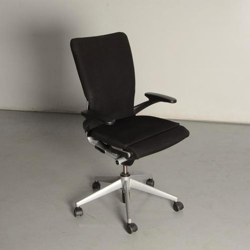 Haworth DX9973 bureaustoel, zwart, 2D armleggers, Huis en Inrichting, Bureaustoelen, Ophalen of Verzenden
