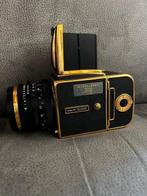 Hasselblad 500C/M Gold + Planar CF 80/2.8 + A12, Audio, Tv en Foto, Nieuw